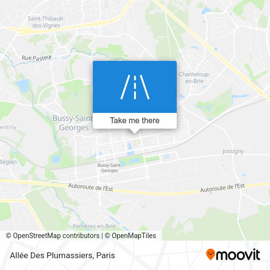 Allée Des Plumassiers map