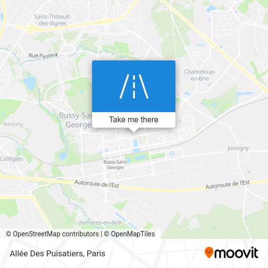 Allée Des Puisatiers map