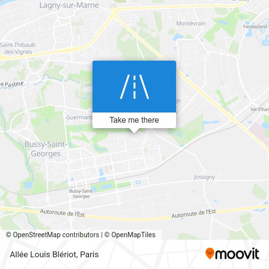 Allée Louis Blériot map