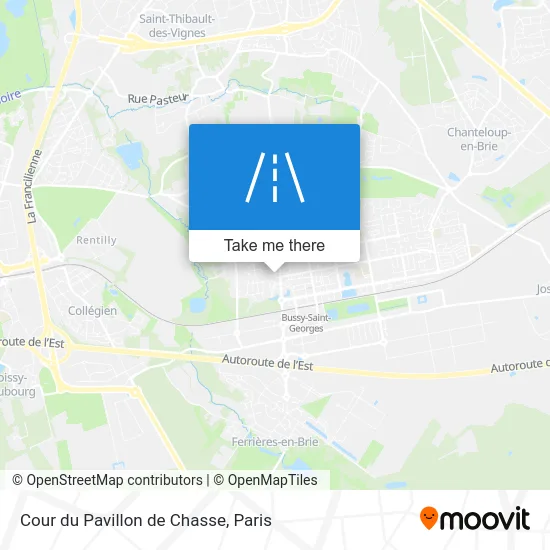 Cour du Pavillon de Chasse map