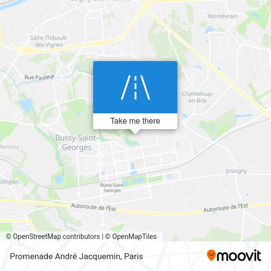 Promenade André Jacquemin map