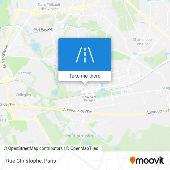 Mapa Rue Christophe