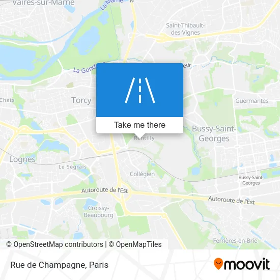 Rue de Champagne map