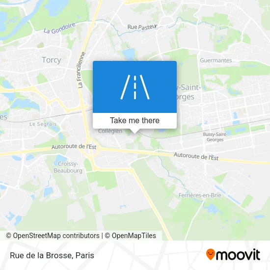 Rue de la Brosse map