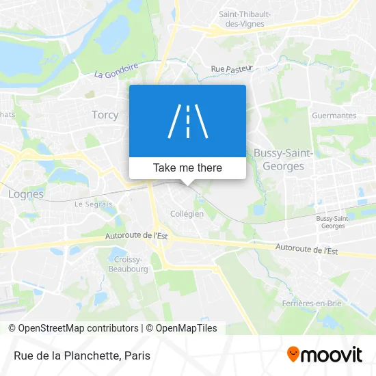 Rue de la Planchette map