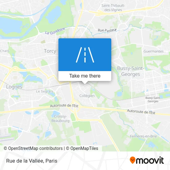 Rue de la Vallée map