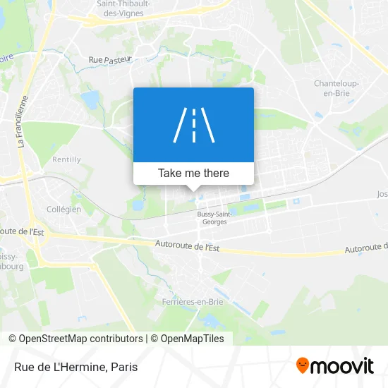 Rue de L'Hermine map