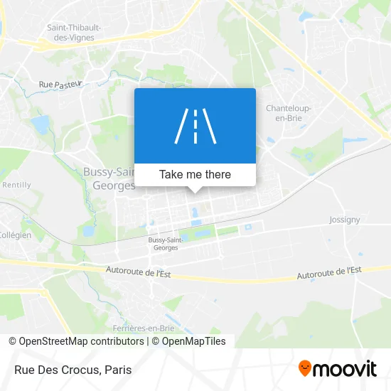 Rue Des Crocus map