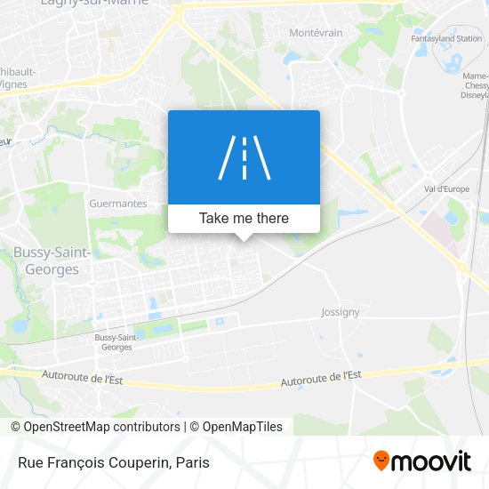 Rue François Couperin map