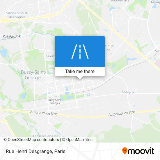 Mapa Rue Henri Desgrange