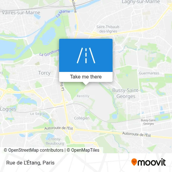Rue de L'Étang map