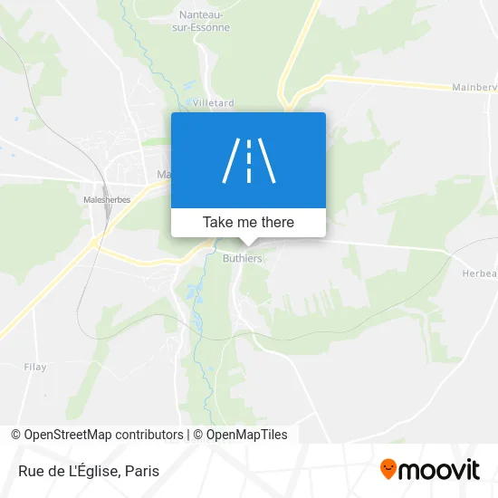 Rue de L'Église map