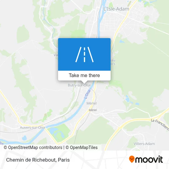 Chemin de Richebout map