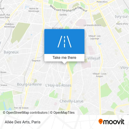 Allée Des Arts map