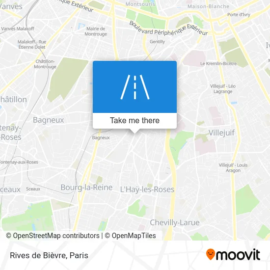 Rives de Bièvre map