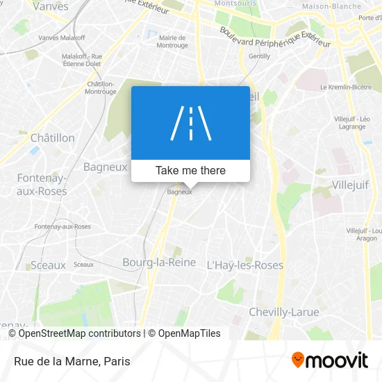Rue de la Marne map