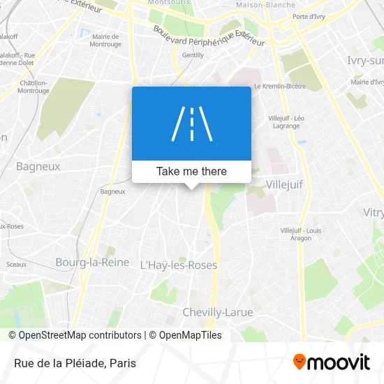 Rue de la Pléiade map