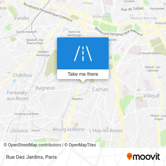 Rue Des Jardins map