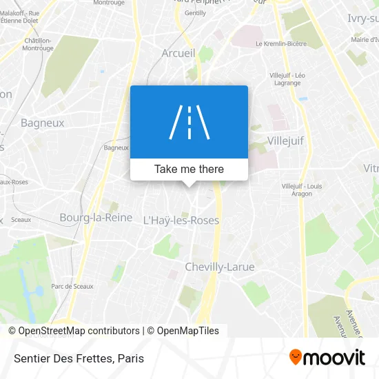 Sentier Des Frettes map