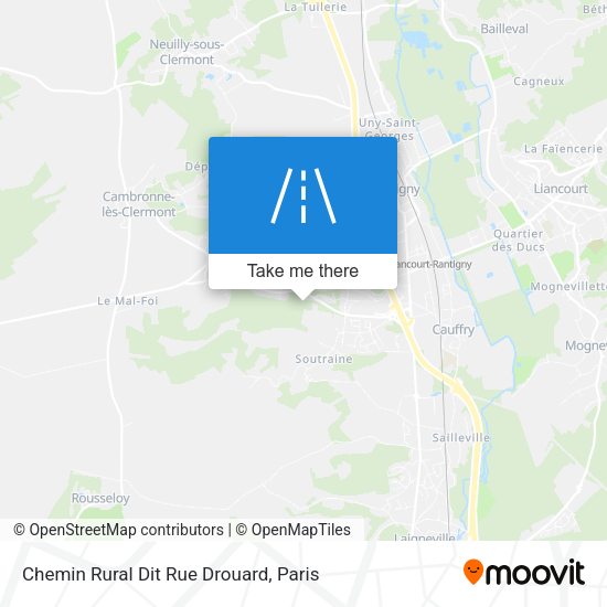 Chemin Rural Dit Rue Drouard map