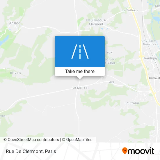 Rue De Clermont map