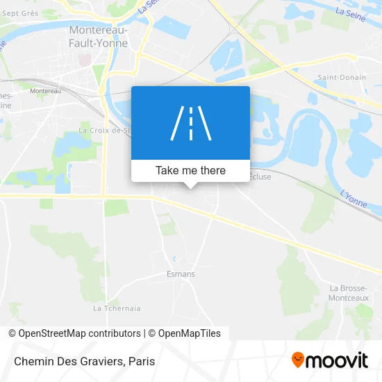 Mapa Chemin Des Graviers