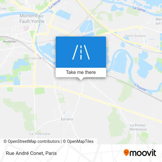 Rue André Conet map