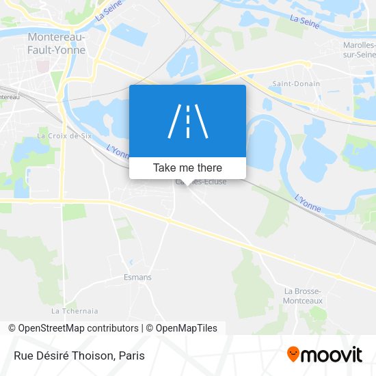 Rue Désiré Thoison map