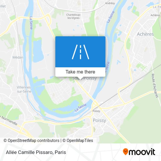 Allée Camille Pissaro map