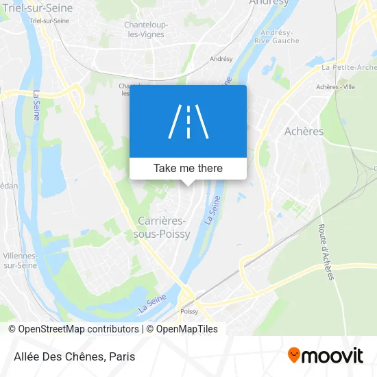Allée Des Chênes map