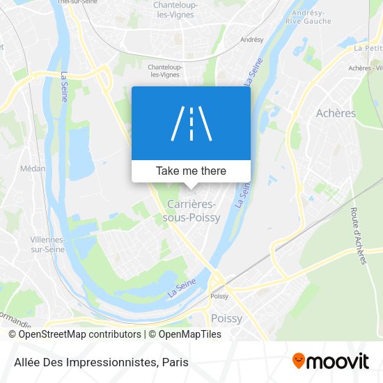 Allée Des Impressionnistes map