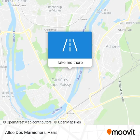 Allée Des Maraîchers map