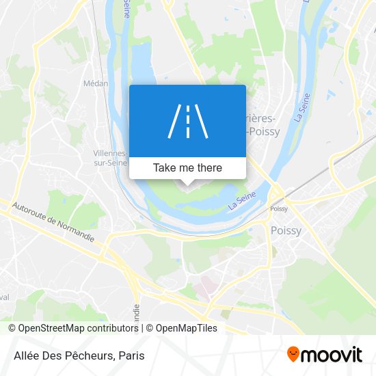 Allée Des Pêcheurs map