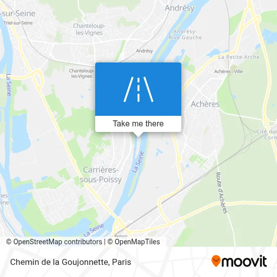 Chemin de la Goujonnette map