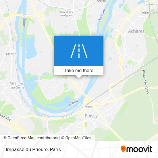 Impasse du Prieuré map