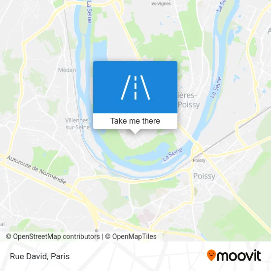 Rue David map