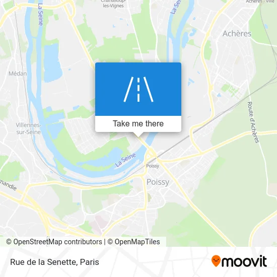 Rue de la Senette map