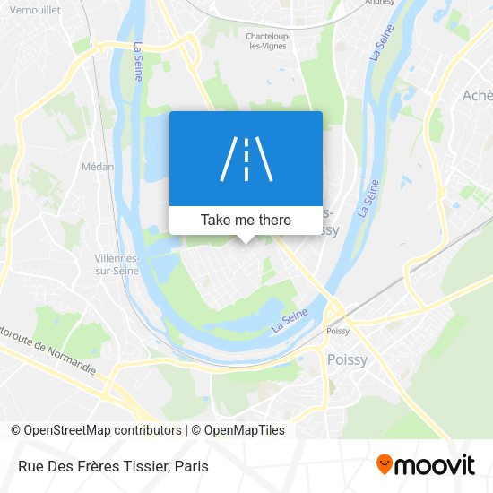 Rue Des Frères Tissier map