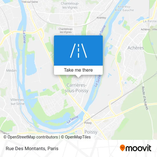 Rue Des Montants map