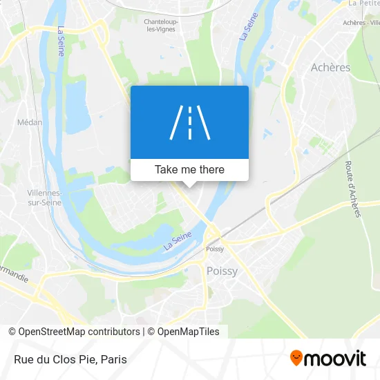 Rue du Clos Pie map