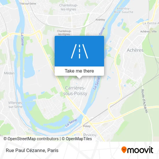 Rue Paul Cézanne map