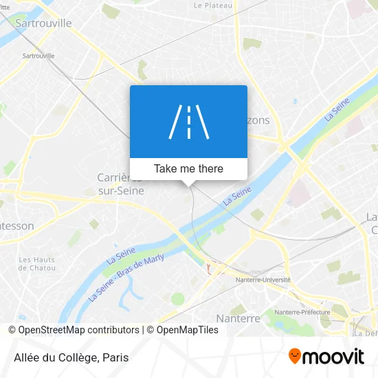 Allée du Collège map