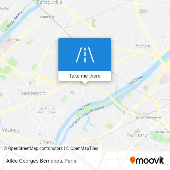 Allée Georges Bernanos map