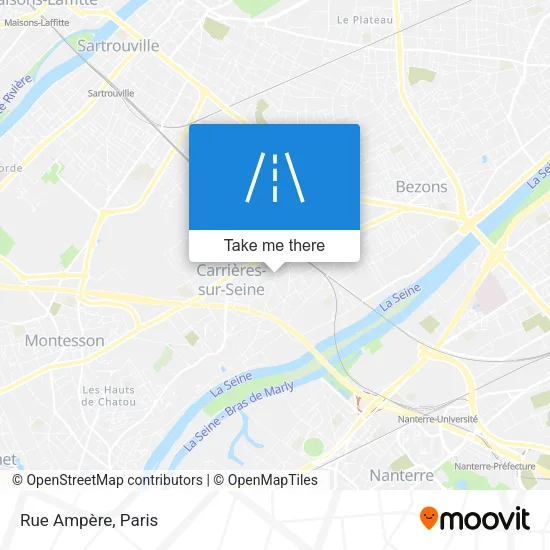 Rue Ampère map