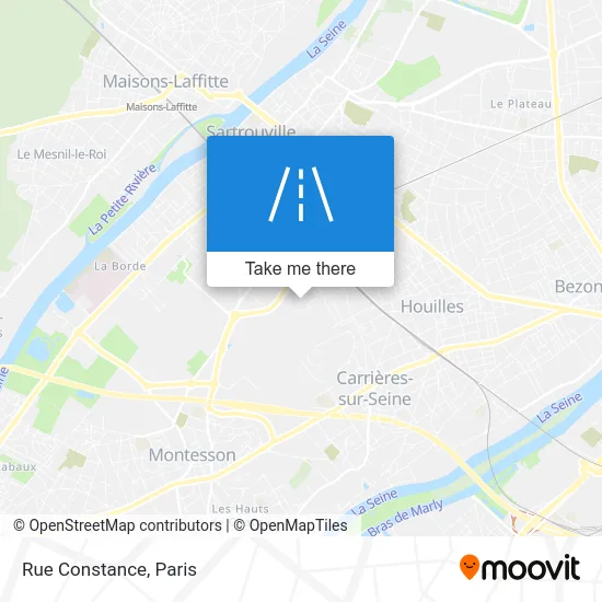 Rue Constance map