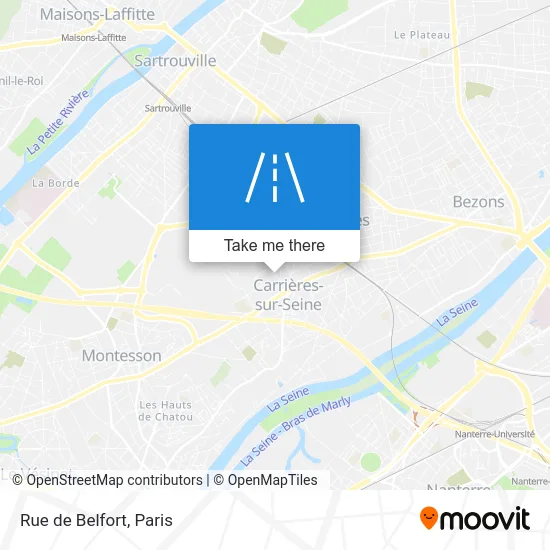 Rue de Belfort map