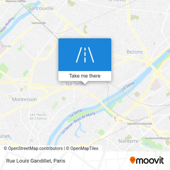 Rue Louis Gandillet map