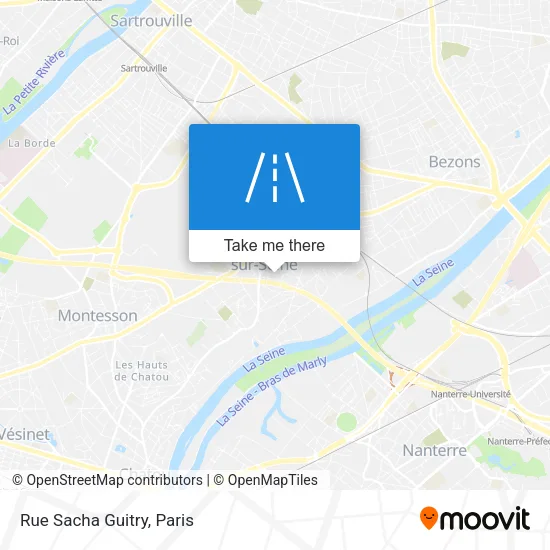 Rue Sacha Guitry map