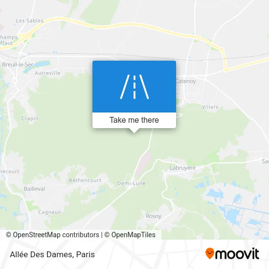 Allée Des Dames map