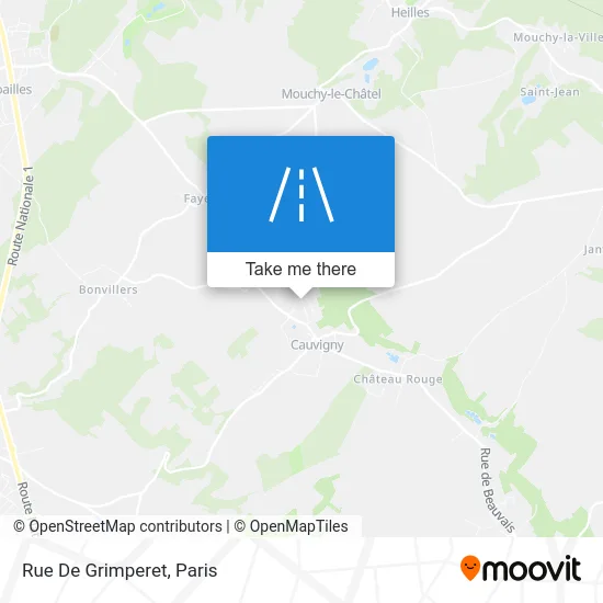 Rue De Grimperet map